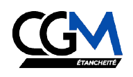 CGM ETANCHÉITÉ